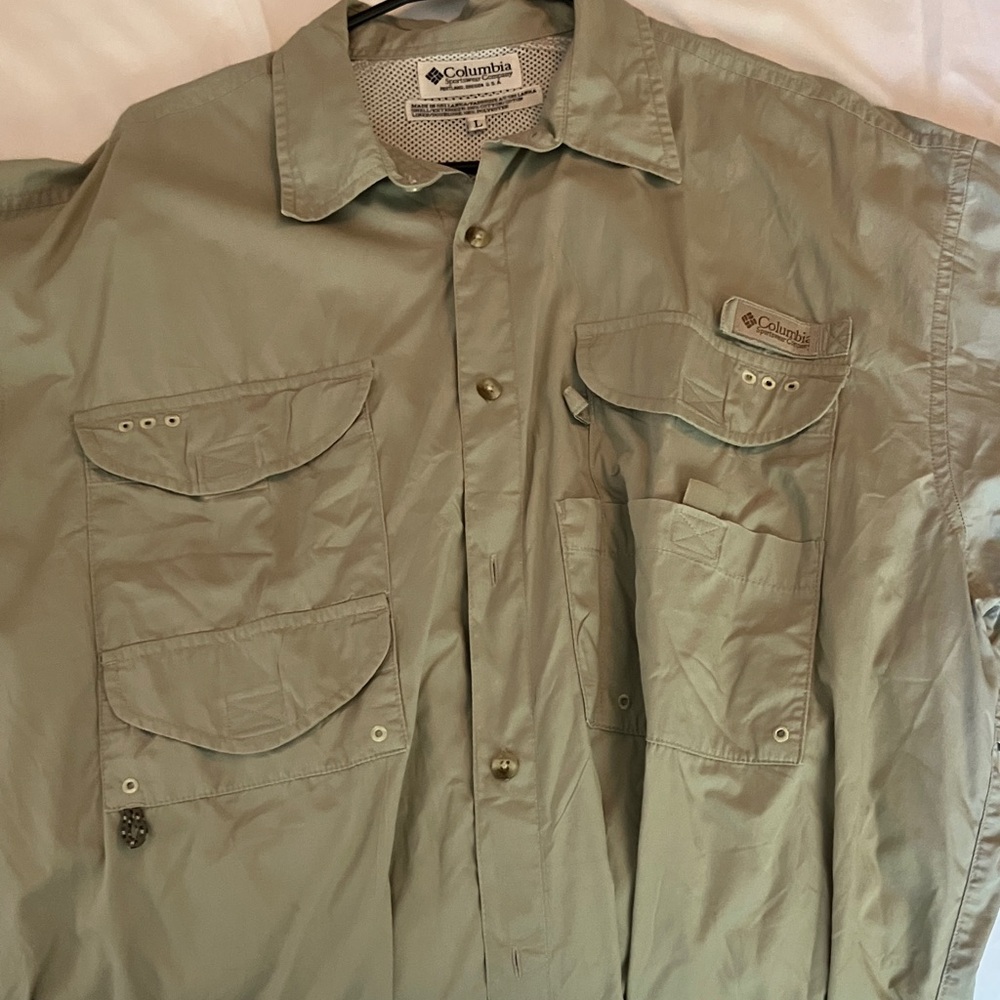 Columbia Men's Olive Shirt Jacket